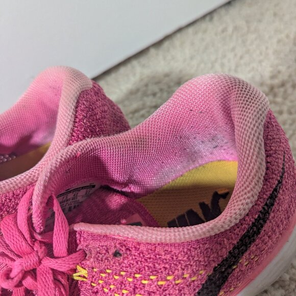 Nike Flyknit Lunar 3 Pink Blast heavy wear Size 10 - Picture 3 of 7